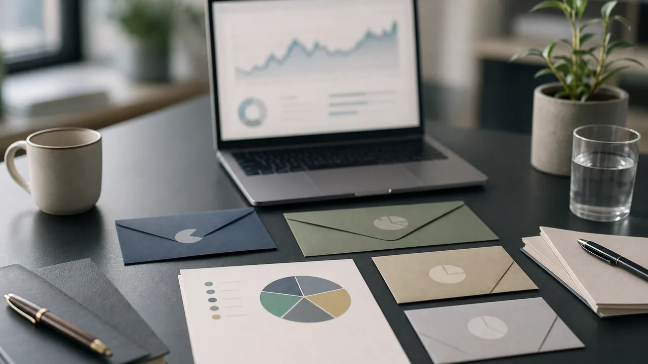 Illustration professionnelle d’une allocation prudente de 1000 euros en crowdlending, avec enveloppes de diversification et contrôle du risque.